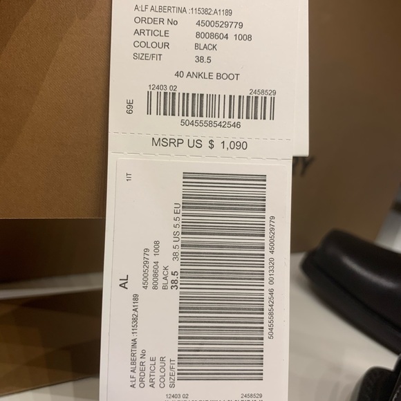 Burberry Albertina Leather Buckle Boot EUR38.5 - Picture 15 of 16